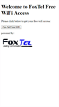 Mobile Screenshot of fox-tel.net