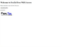 Tablet Screenshot of fox-tel.net